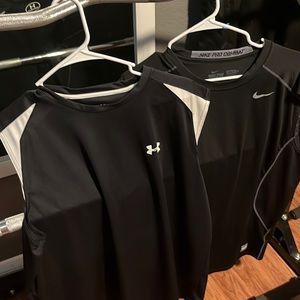 Bundle of Two sleeveless extra XXL workout shirts